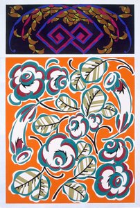 Interior design pattern, pub. 1921