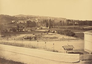 Lozanne, View Taken from the Bridge on the Railway by Auguste Hippolyte Collard