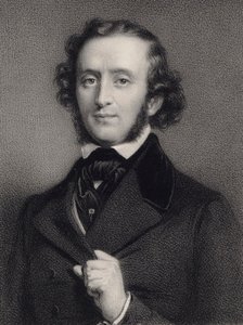 Portrait of Felix Mendelssohn Bartholdy by Auguste Lemoine