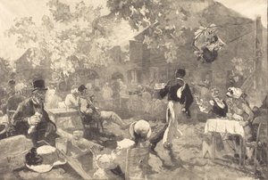 Au Coq des Bruyeres, 1888 by Auguste Lepere