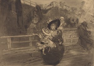 Departure for Greenwich by Auguste Lepere