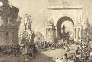 Fêtes jubilaires de Bruxelles, 1883-1890 by Auguste Lepere