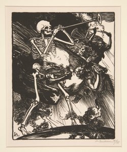 Death and Discord will Rain on the Earth, from The War of 1914, first series, no. 7 by Auguste Lepere