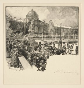 The Palace of Liberal Arts, Exterior by Auguste Lepere