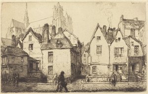 Old Houses at Amiens