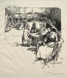 Ball at the Break of Day by Auguste Louis Lepère