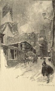 Rue des Barres by Auguste Louis Lepère