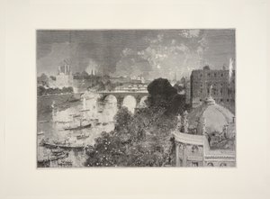 Nautical Festival on the Seine, July 14 by Auguste Louis Lepère