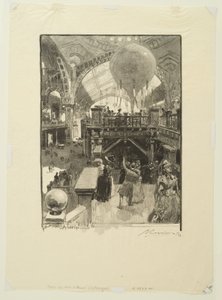 Palace of Liberal Arts: Interior by Auguste Louis Lepère