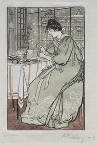 Paris Almanac, 1897: Winter by Auguste Louis Lepère