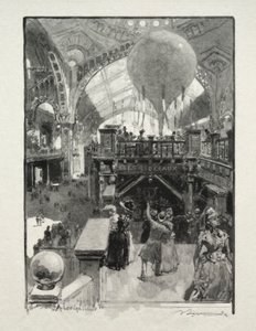 The Palace of Liberal Arts, Interior by Auguste Louis Lepère