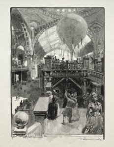 Le Palais des Arts Liberaux, Interior by Auguste Louis Lepère