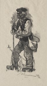 The Snake Charmer, 1889 by Auguste Louis Lepère