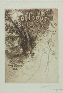 Sentimental Colloquy of Paul Verlaine by Auguste Louis Lepère