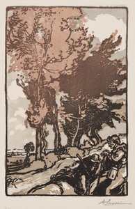 The Resting Place by Auguste Louis Lepère