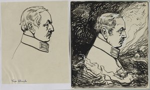 Von Kluck by Auguste Louis Lepère