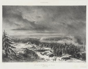 Episode from the Russian Campaign - Salon of 1836 by Auguste Raffet