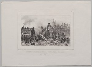 Lithographic Album of 1837: Half-Battalion at Left…Aim!...Fire!...Load by Auguste Raffet