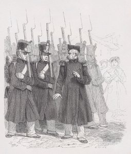 The Old Corporal from The Complete Works of Béranger by Auguste Raffet