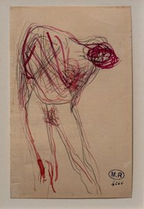 Half-naked Woman, Leaning to the Right