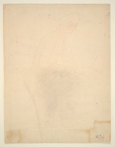 Nude Standing, Right Profile by Auguste Rodin