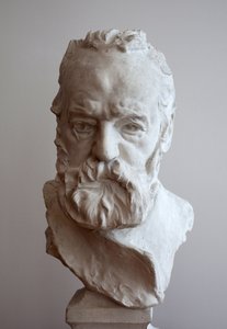 Portrait in bust of Victor Hugo (1802-1885). Plaster by Auguste Rodin (1840-1917) by Auguste Rodin