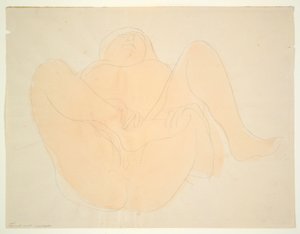 Reclining Female Nude by Auguste Rodin