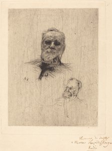 Victor Hugo, Front View by Auguste Rodin