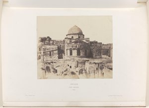 Apse of the Church of the Holy Sepulchre in Jerusalem by Auguste Salzmann