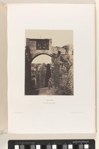 Ecce Homo Arch, Jerusalem by Auguste Salzmann