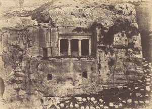 Jerusalem. Valley of Josaphat. Tomb of Saint James by Auguste Salzmann