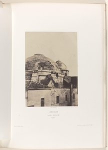 Dome of the Church of the Holy Sepulchre in Jerusalem by Auguste Salzmann