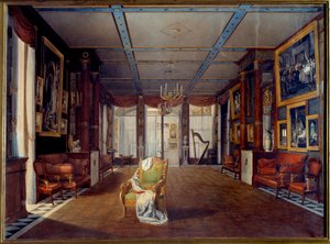 The Music Room at the Chateau de la Malmaison in 1812