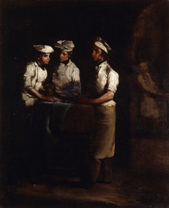 The Three Cooks by Auguste Theodule Ribot