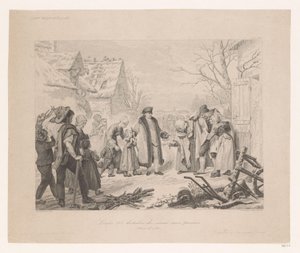 Louis XVI Visiting a Poor Neighborhood (Louis XVI Distributes Aid to the Poor)