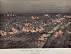 Commune of Paris Night of May 23 to 24 Fires in Paris