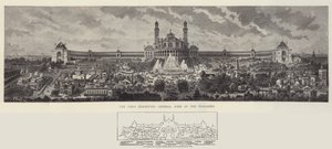 The Paris Exhibition, General View of the Trocadero by Auguste Victor Deroy