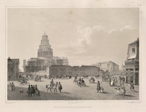 Construction Work in 1838 (From: The Construction of the Saint Isaacs Cathedral)