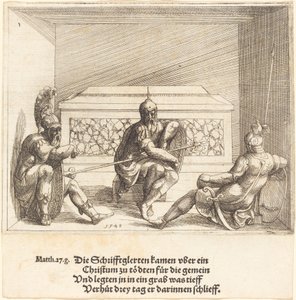 Christ in the Tomb by Augustin Hirschvogel
