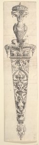 Design for a Dagger and Sheath by Augustin Hirschvogel