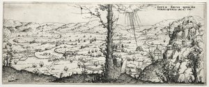 Landscape with the Conversion of Saulus, 1545 by Augustin Hirschvogel