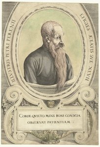 Portrait of Peter Perényi by Augustin Hirschvogel