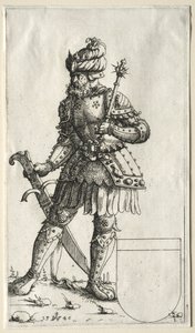 Sigismund II, King of Poland, 1546 by Augustin Hirschvogel