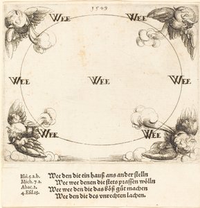 Woe is Pronounced on the Scribes and Pharisees, 1549