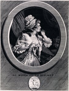 At Least Be Discreet! by Augustin de Saint Aubin