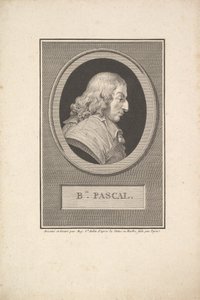 Portrait of Blaise Pascal by Augustin de Saint Aubin