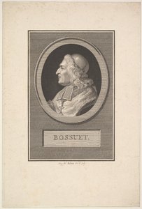 Portrait of Bossuet by Augustin de Saint Aubin