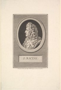 Portrait of Jean Racine by Augustin de Saint Aubin