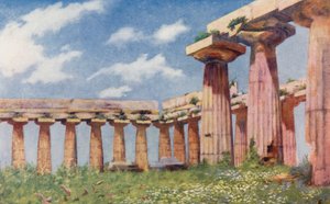 Basilica of Paestum by Augustine Fitzgerald