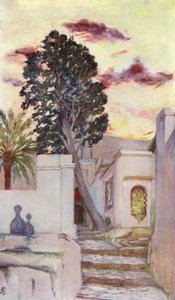 Entrance to the Mosque of Sidi, Abd-Er-Rahman by Augustine Fitzgerald
